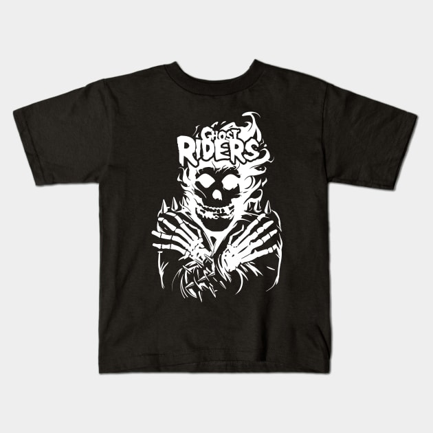 Ghost Riders Kids T-Shirt by Angel_Rotten